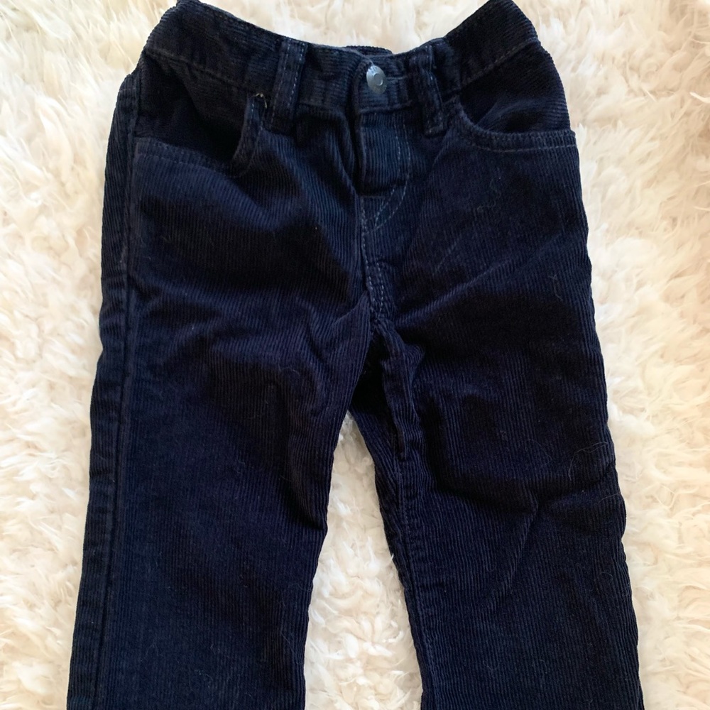 BABY GAP navy blue corduroy dress casual pants